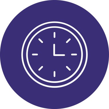 Saat simgesinin vektör illüstrasyonu