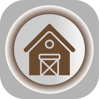 Eşsiz Ev Vektör Satırı Simgesi