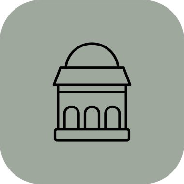 Benzersiz yapı vektörü simgesi