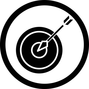 Hedef. Web simgesi basit tasarım