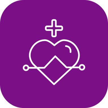 Vektör Kalp Ağı simgesi