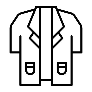 Ceket simge vektör çizim