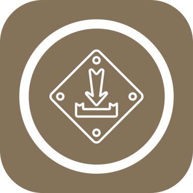 ok simgesinin vektör illüstrasyonu