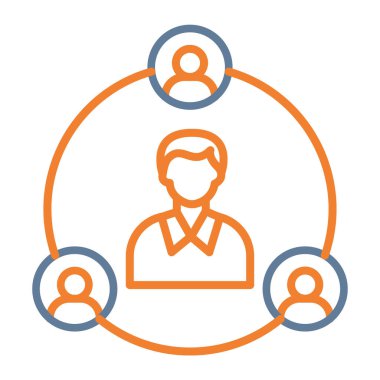 İnsanların vektör illüstrasyonu