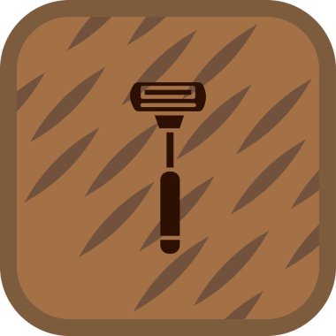 trend biçimi izole edilmiş arkaplanda fırça simgesi