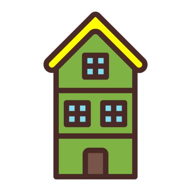 ev simgesi vektör illüstrasyonu