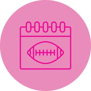 Futbol. Web simgesi basit illüstrasyon