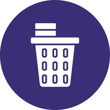 çöp simgesi vektör illüstrasyonu