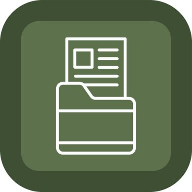 belge web simgesi basit resimleme