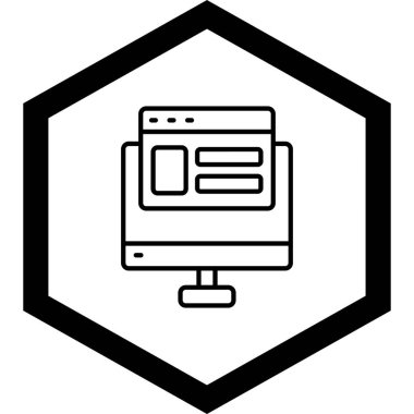 seo modern simgesinin vektör illüstrasyonu