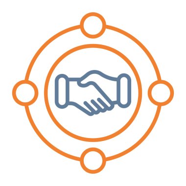 Tokalaşma ikonu. vektör illüstrasyonu