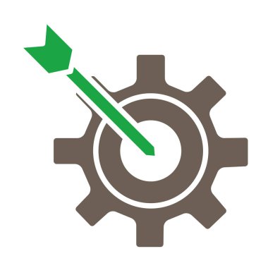 dişli simgesi vektör illüstrasyonu