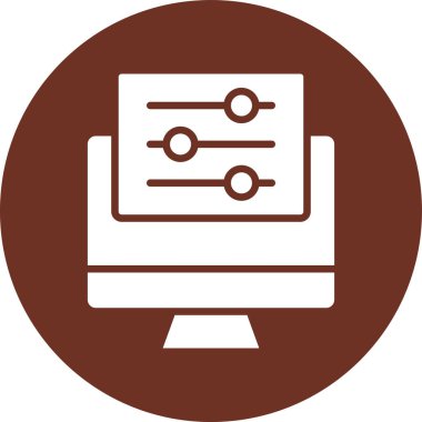 seo modern simgesinin vektör illüstrasyonu