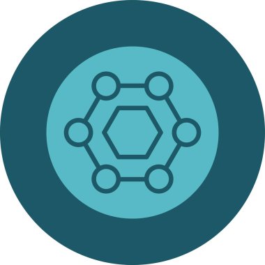 şebeke. Web simgesi basit illüstrasyon