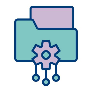 devre çizgisi biçim vektör tasarımlı dişli