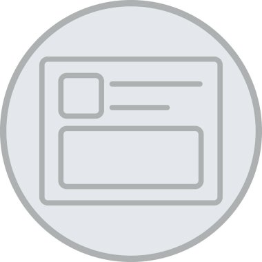 Modern simgenin vektör illüstrasyonu