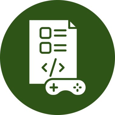 Yeşil ve kırmızı simgeli bir dizüstü bilgisayarın vektör çizimi