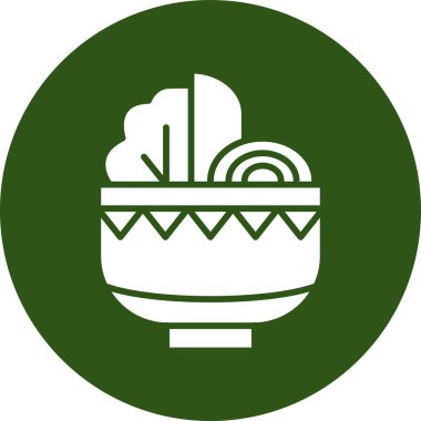 Gıda simgesinin vektör illüstrasyonu