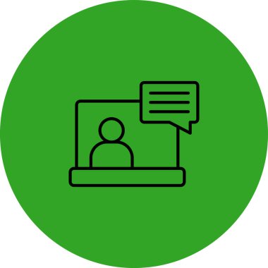 vektör dizüstü simgesi illüstrasyonu