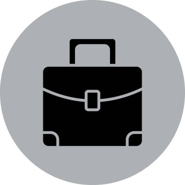 Kişisel ve ticari kullanım için vektör evrak çantası simgesi.