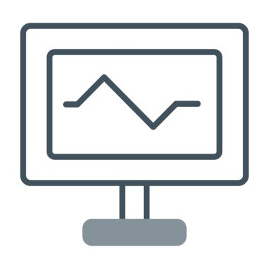 ok simgesi, vektör içeren bilgisayar monitörü