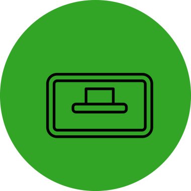 Kredi kartı simgesi, vektör illüstrasyonu