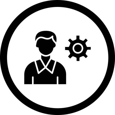 Kişisel ve ticari kullanımda vektör simgesi illüstrasyonu