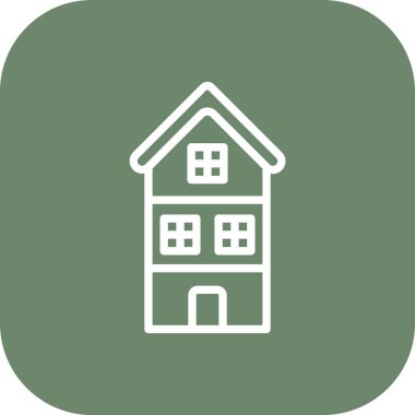 ev simgesi vektör illüstrasyonu