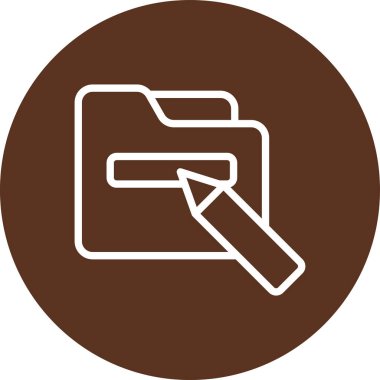 klasörün vektör çizimi