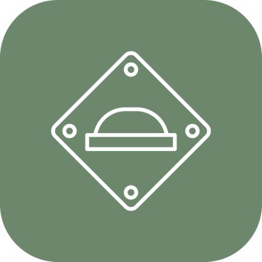 Gıda simgesinin vektör illüstrasyonu