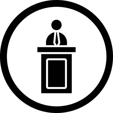 İş ve finans simgesinin vektör illüstrasyonu