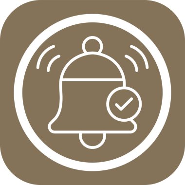 Alarm simgesinin vektör çizimi