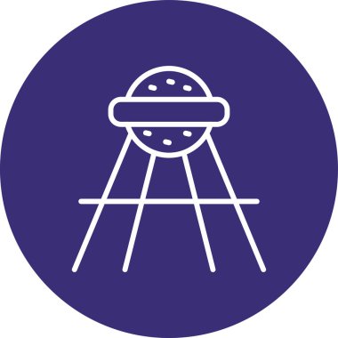 uydu anten simgesi. vektör illüstrasyonu