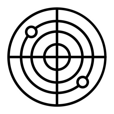 hedef simge vektör illüstrasyonu