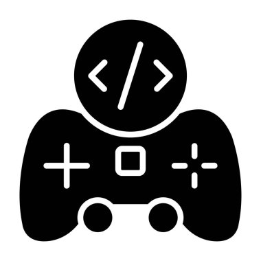 Oyun denetleyici vektör simgesi