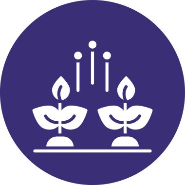 Mum simgesinin vektör illüstrasyonu