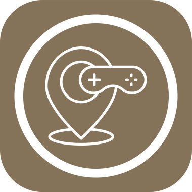 Bir simgenin vektör illüstrasyonu