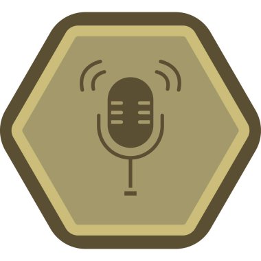 radyo simgesi vektör illüstrasyonu