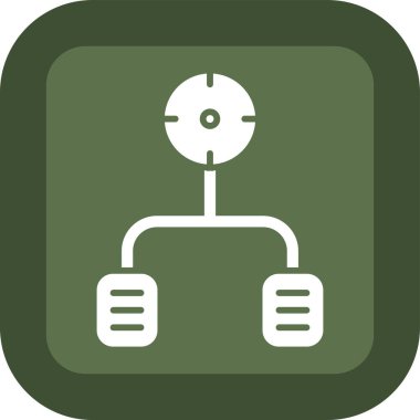 Bilgisayar faresinin vektör illüstrasyon simgesi