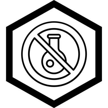 Dumanlı ikon vektör illüstrasyonu yok