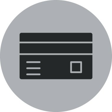 Moda biçiminde izole edilmiş kart simgesi