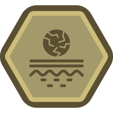 Küre. Web simgesi basit illüstrasyon