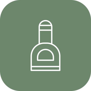 güzel içecek vektör çizgisi simgesi