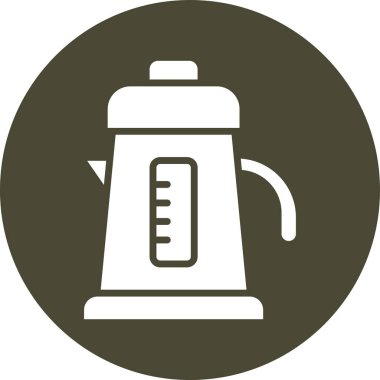 kahve makinesi simgesini, vektör çizim
