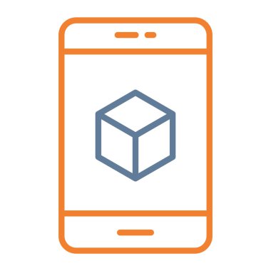 cep telefonu simgesi. Cep telefonu işareti. vektör illüstrasyonu