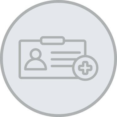 Kimlik ağ simgesi, vektör illüstrasyonu