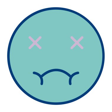 emoji. Web simgesi basit illüstrasyon