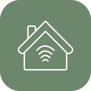 wifi vektör dairesi modern simge tasarımı