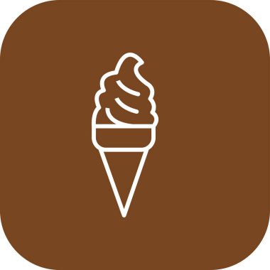 Kişisel ve ticari kullanım için krem vektör simgesi