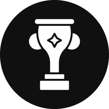 kupa ikonu vektör illüstrasyonu